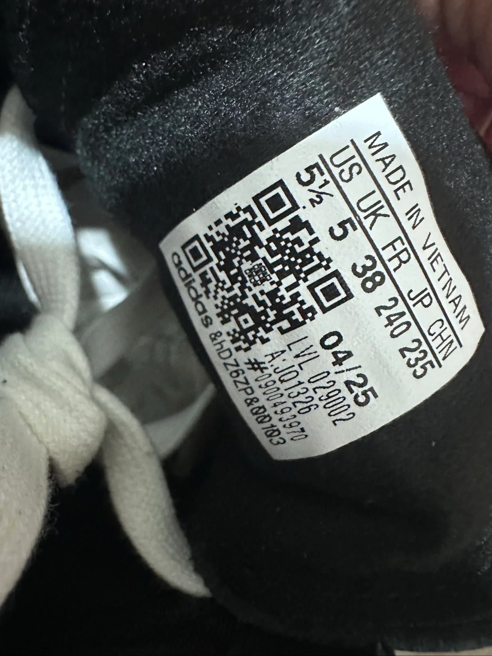 Baskets Samba Adidas cuir noir et blanc taille 38 – photo 6